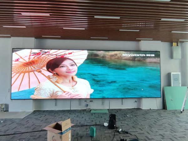 桐梓P1.53led小间距屏安装案例